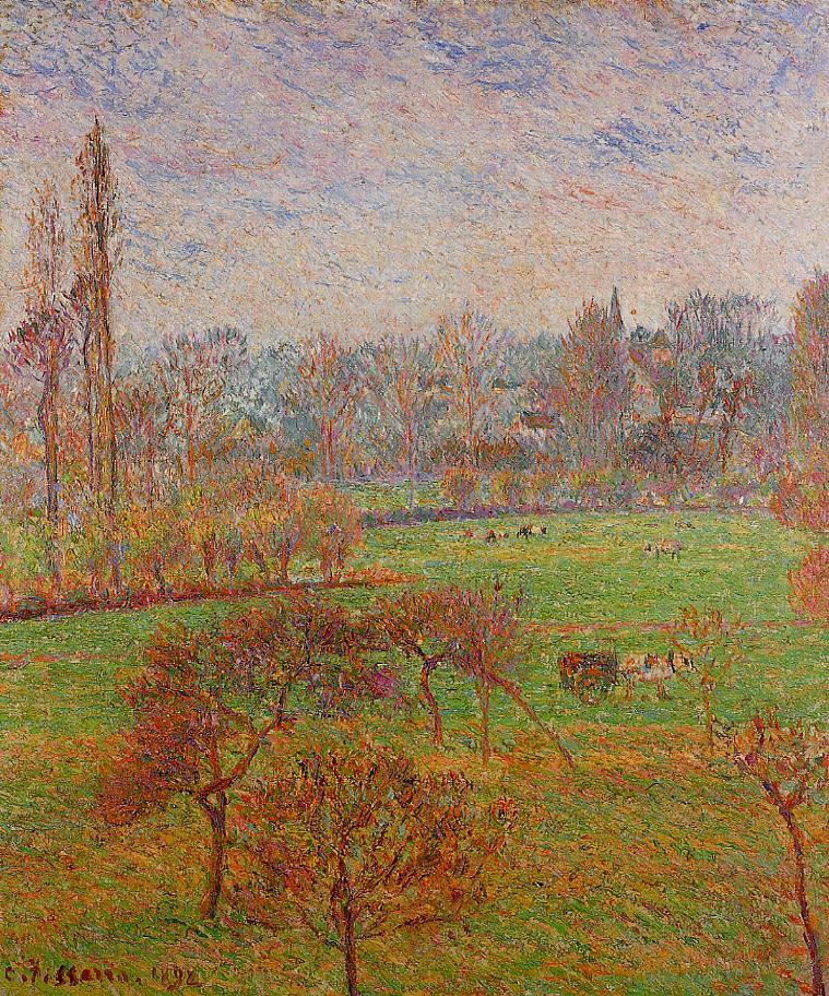 Autumn Morning (1892) - Camille Pissarro Tablo