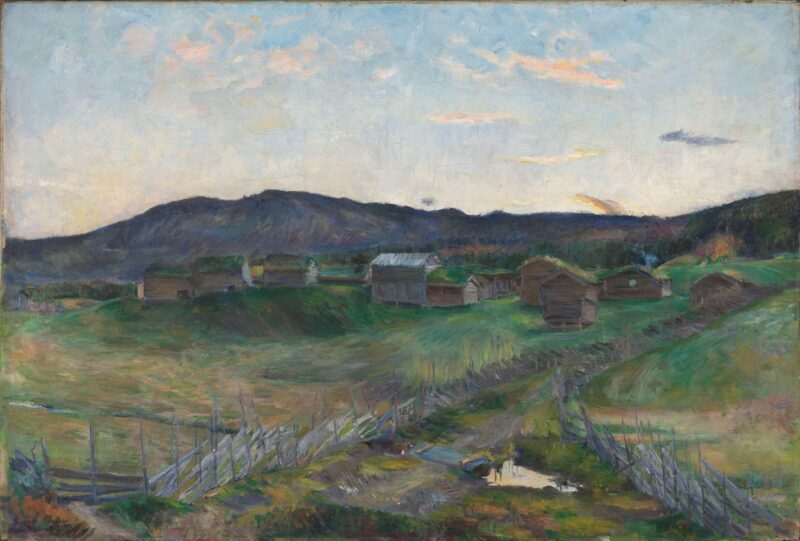 Autumn at Strålsjøen (1894) - Harriet Backer Tablo