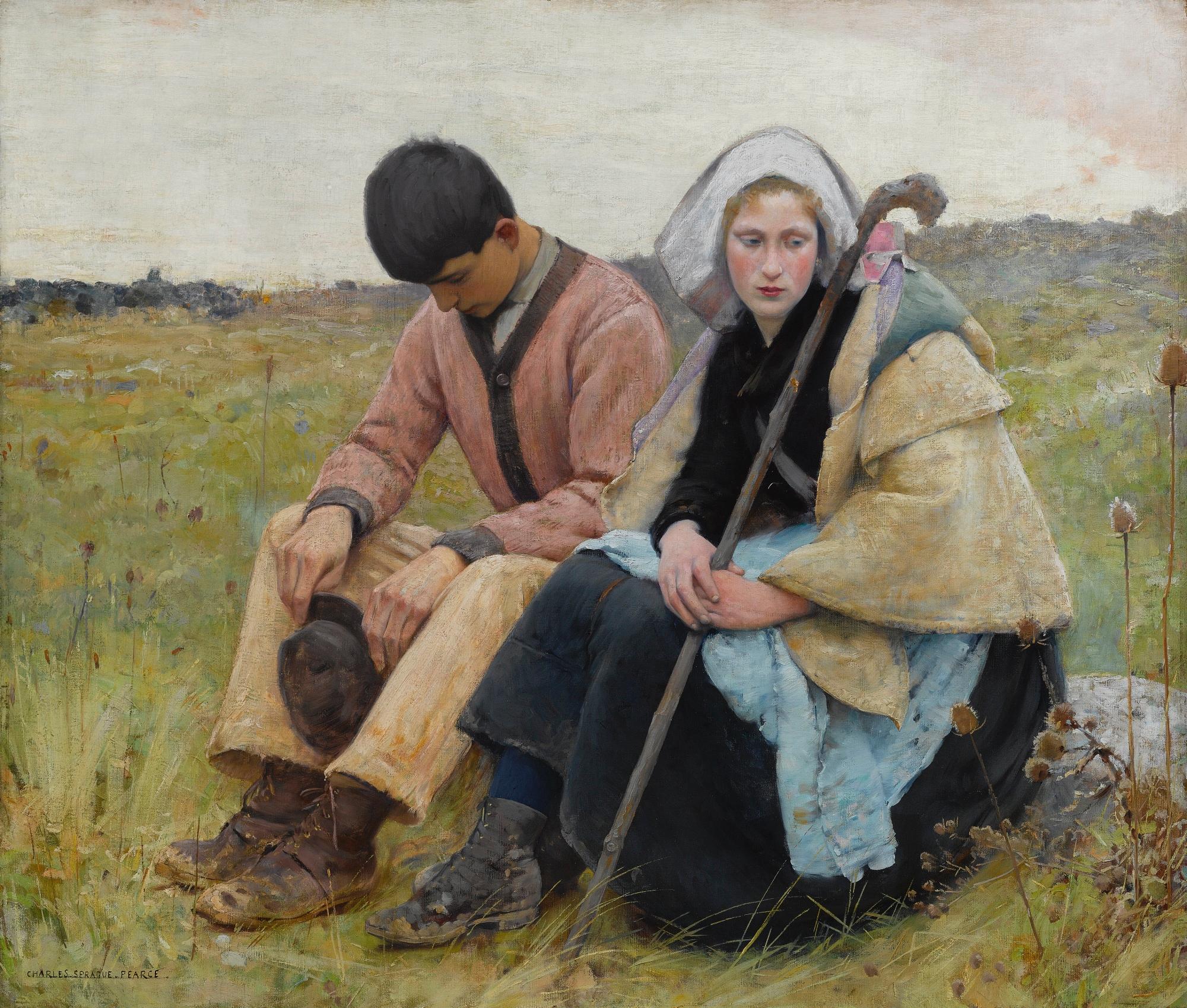 Auvers sur oise (1914) - Charles Sprague Pearce Tablo