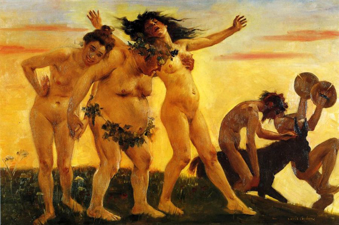Baccants Returning Home (1898) - Lovis Corinth Tablo