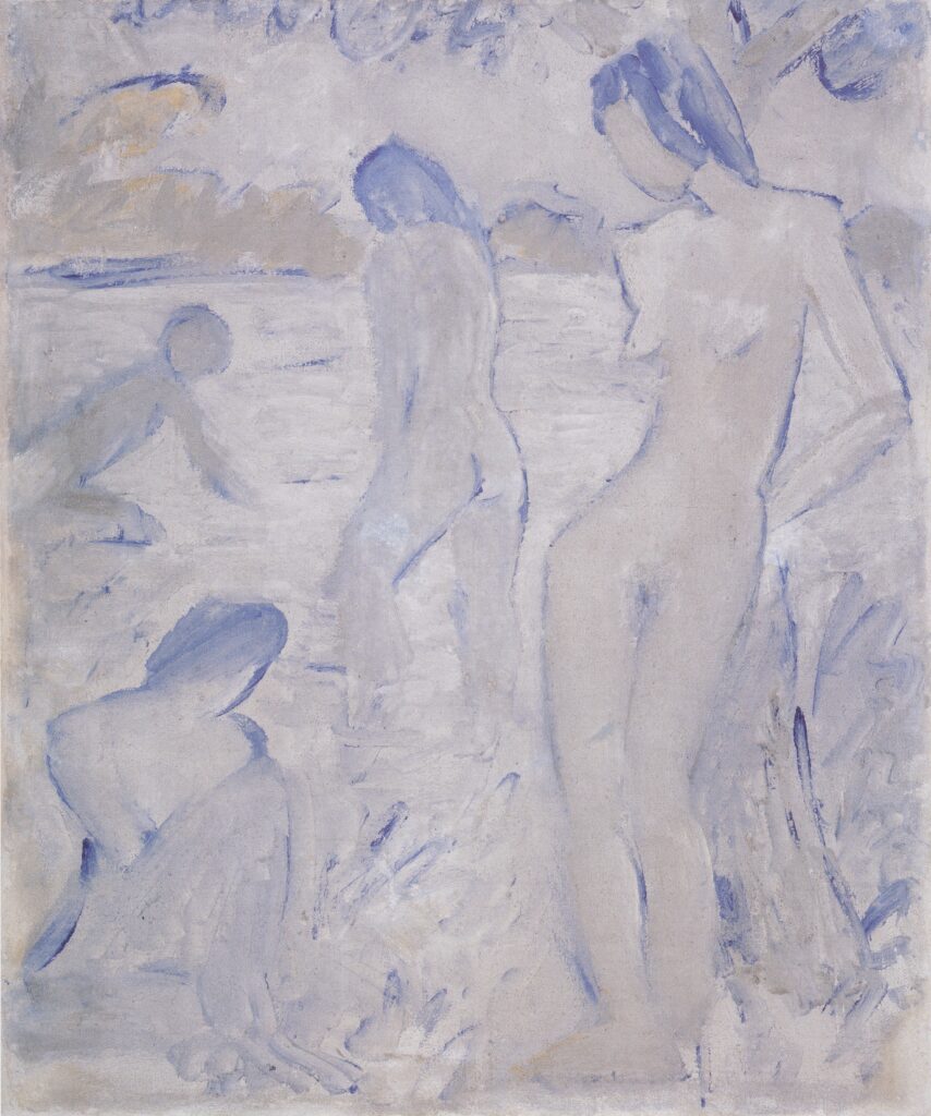Badende (1914) - Otto Mueller Tablo