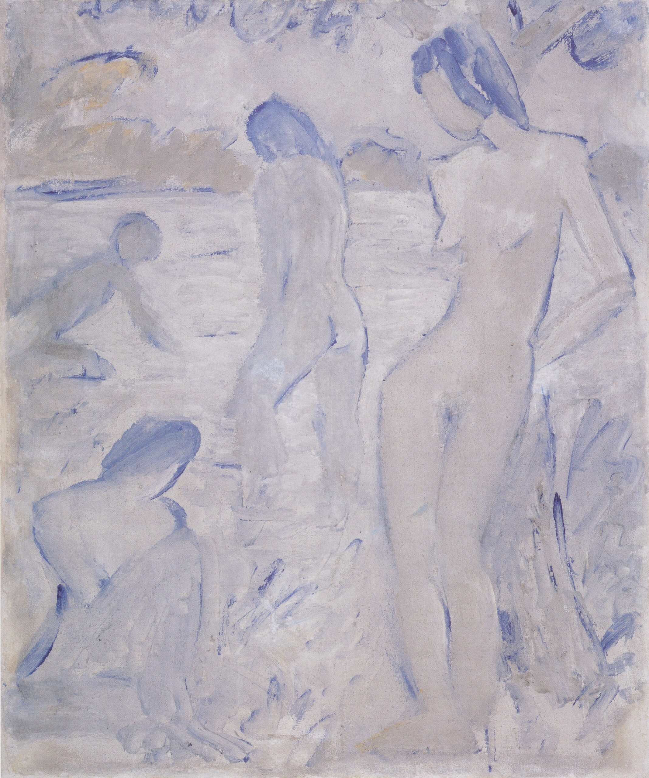 Badende (1914) - Otto Mueller Tablo