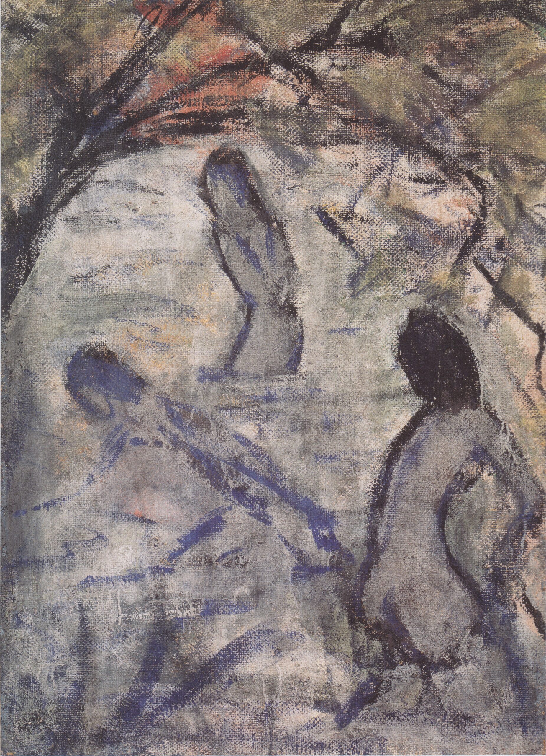 Badende (1923) - Otto Mueller Tablo