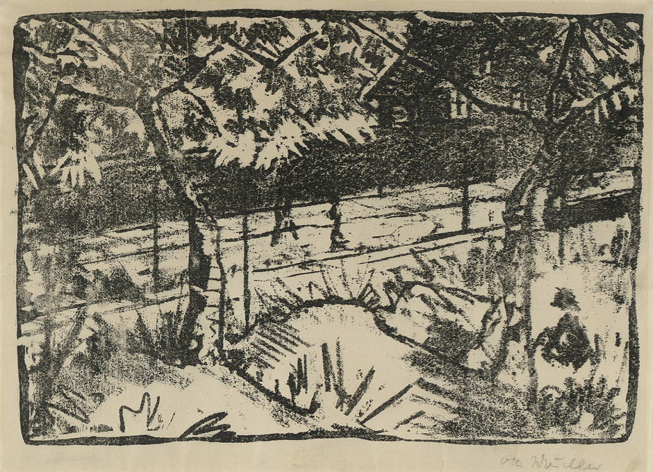 Bahnhof Schmiedeberg (riesengebirge) (1925) - Otto Mueller Tablo