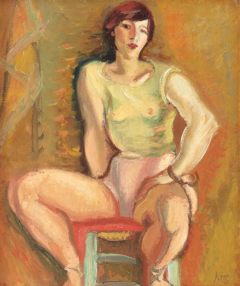 Baletistă (1930) - Iosif Iser Tablo