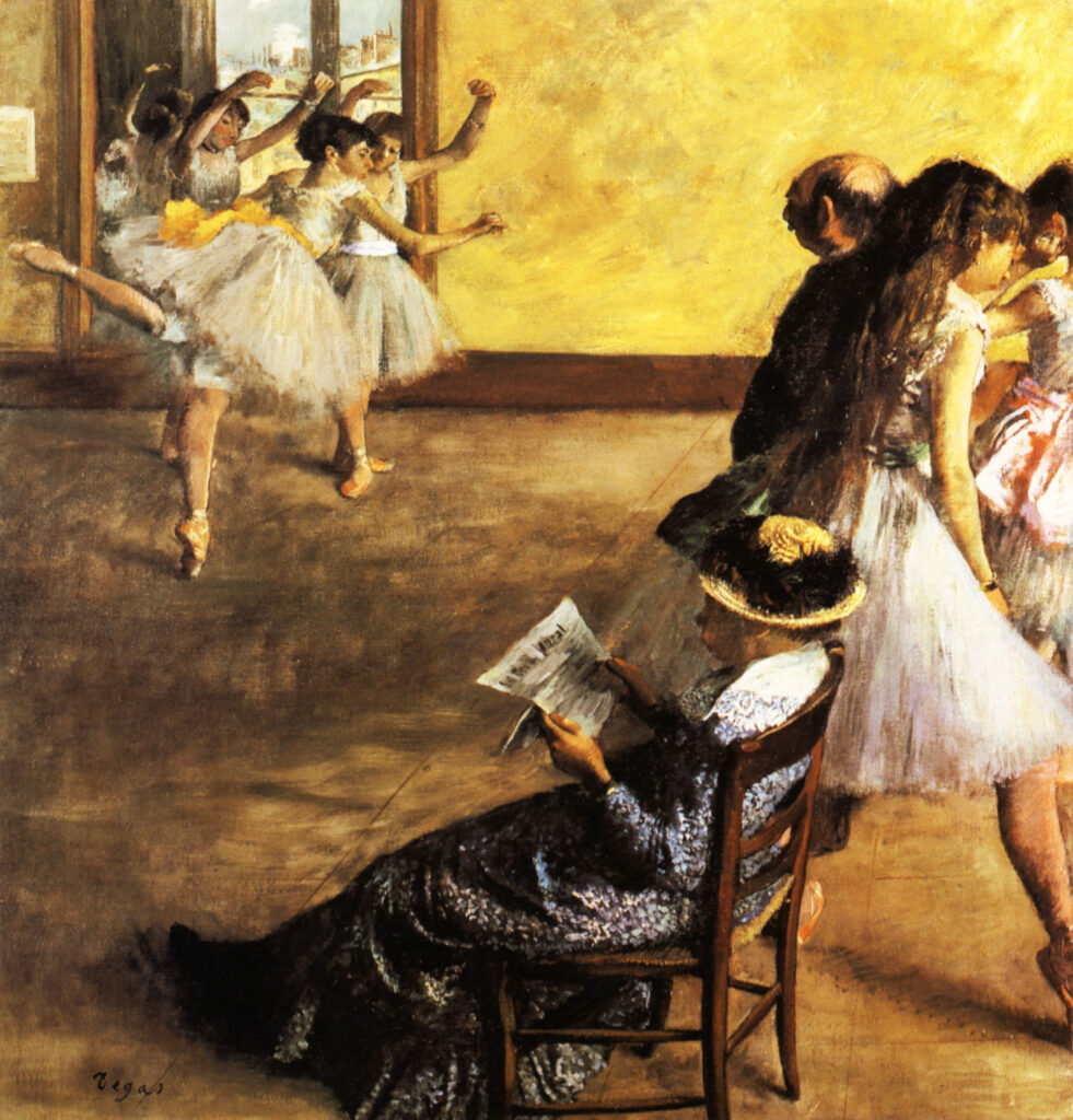 Ballet Class, the Dance Hall (1880) - Edgar Degas Tablo