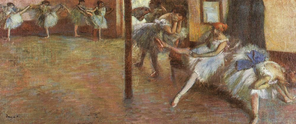 Ballet Rehearsal (1891) - Edgar Degas Tablo