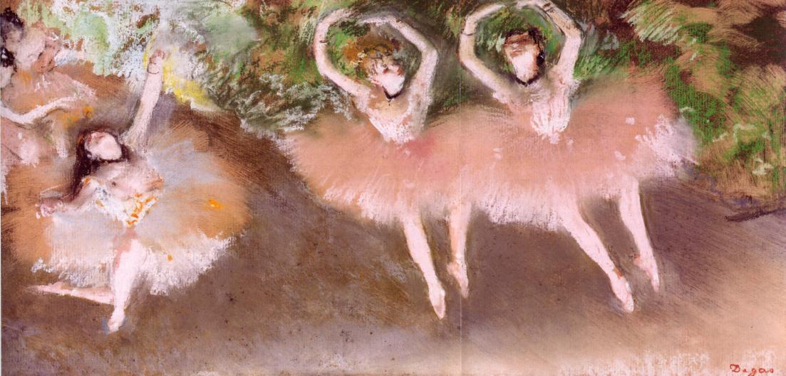 Ballet Scene (1879) - Edgar Degas Tablo