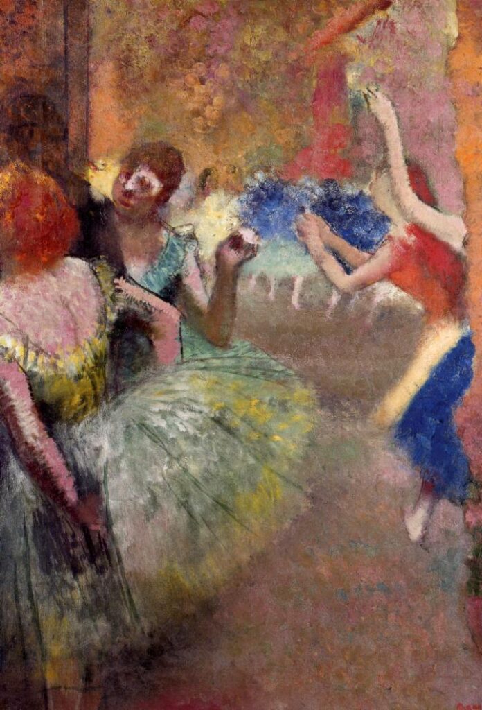 Ballet Scene (1885) - Edgar Degas Tablo