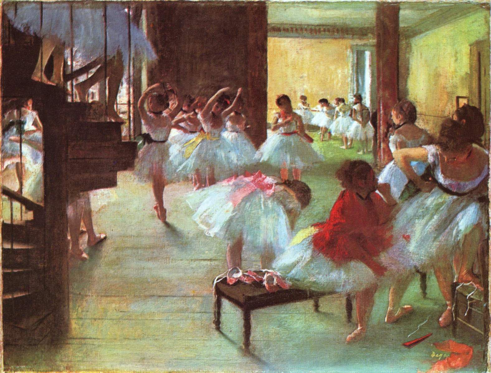Ballet School (1873) - Edgar Degas Tablo