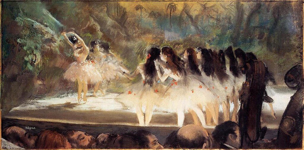 Ballet at the Paris Opéra (1877) - Edgar Degas Tablo