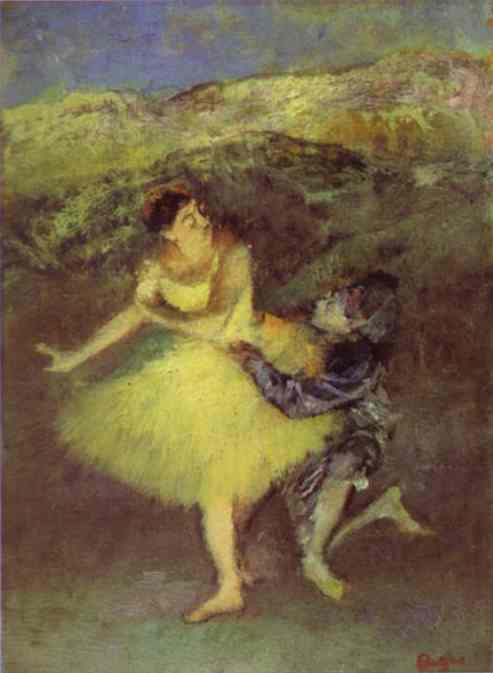 Ballet at the Paris Opera (1877) - Edgar Degas Tablo