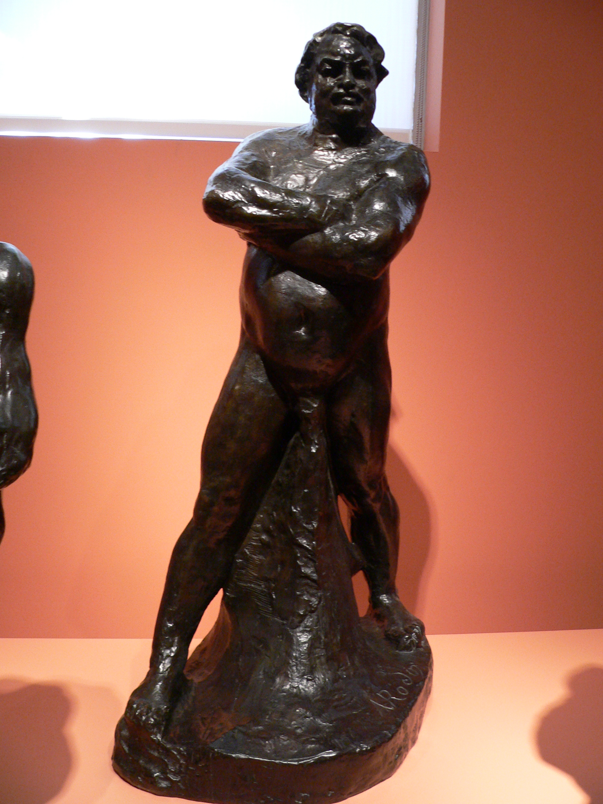 Balzac Nude with his Arms Crossed (1892) - Auguste Rodin Tablo