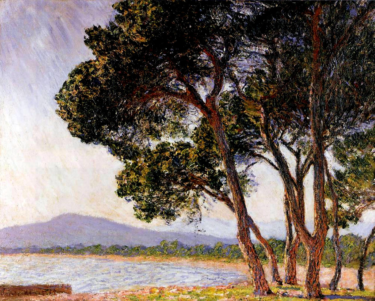 Beach in Juan les Pins (1888) - Claude Monet Tablo