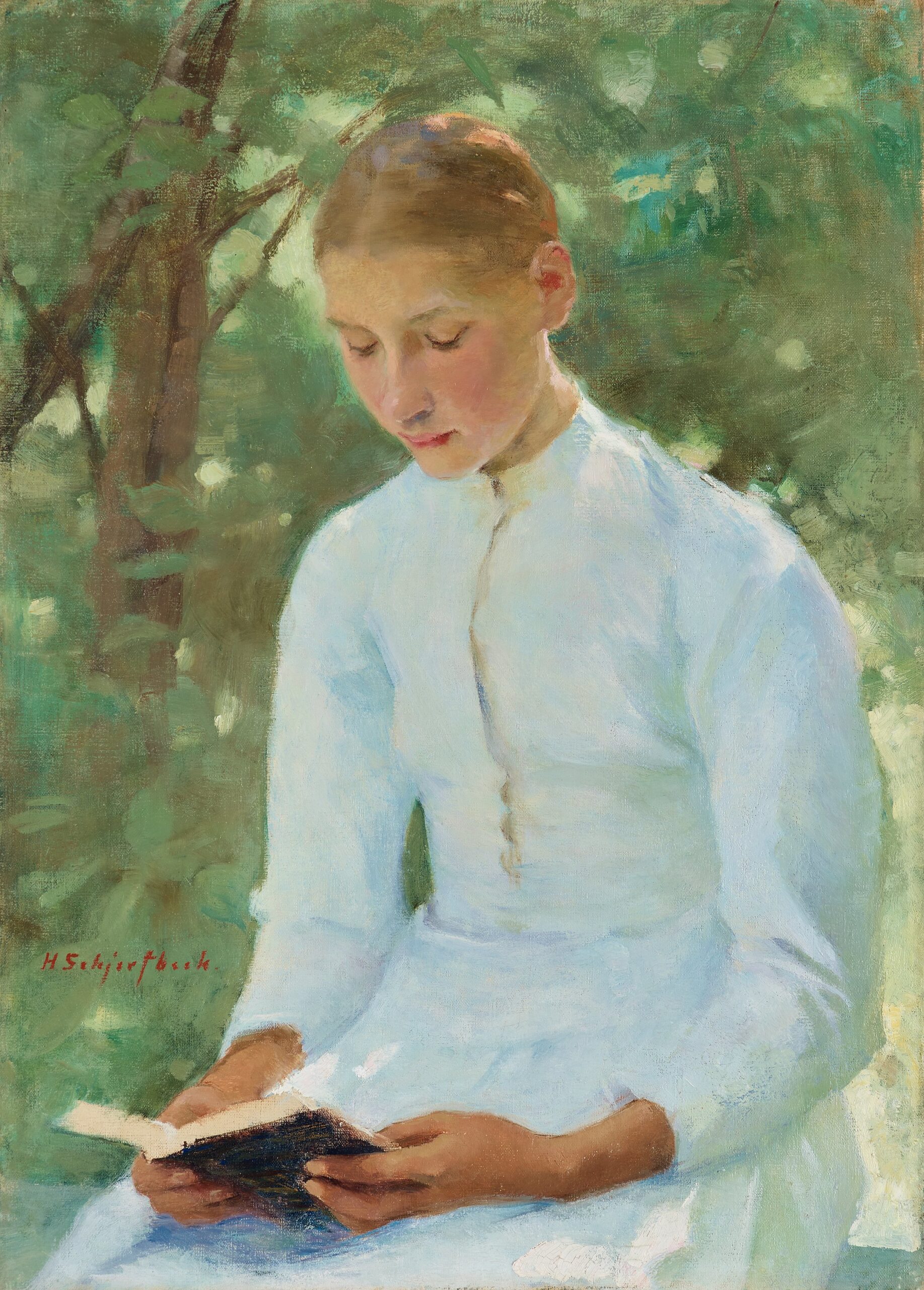 Before Confirmation (1891) - Helene Schjerfbeck Tablo