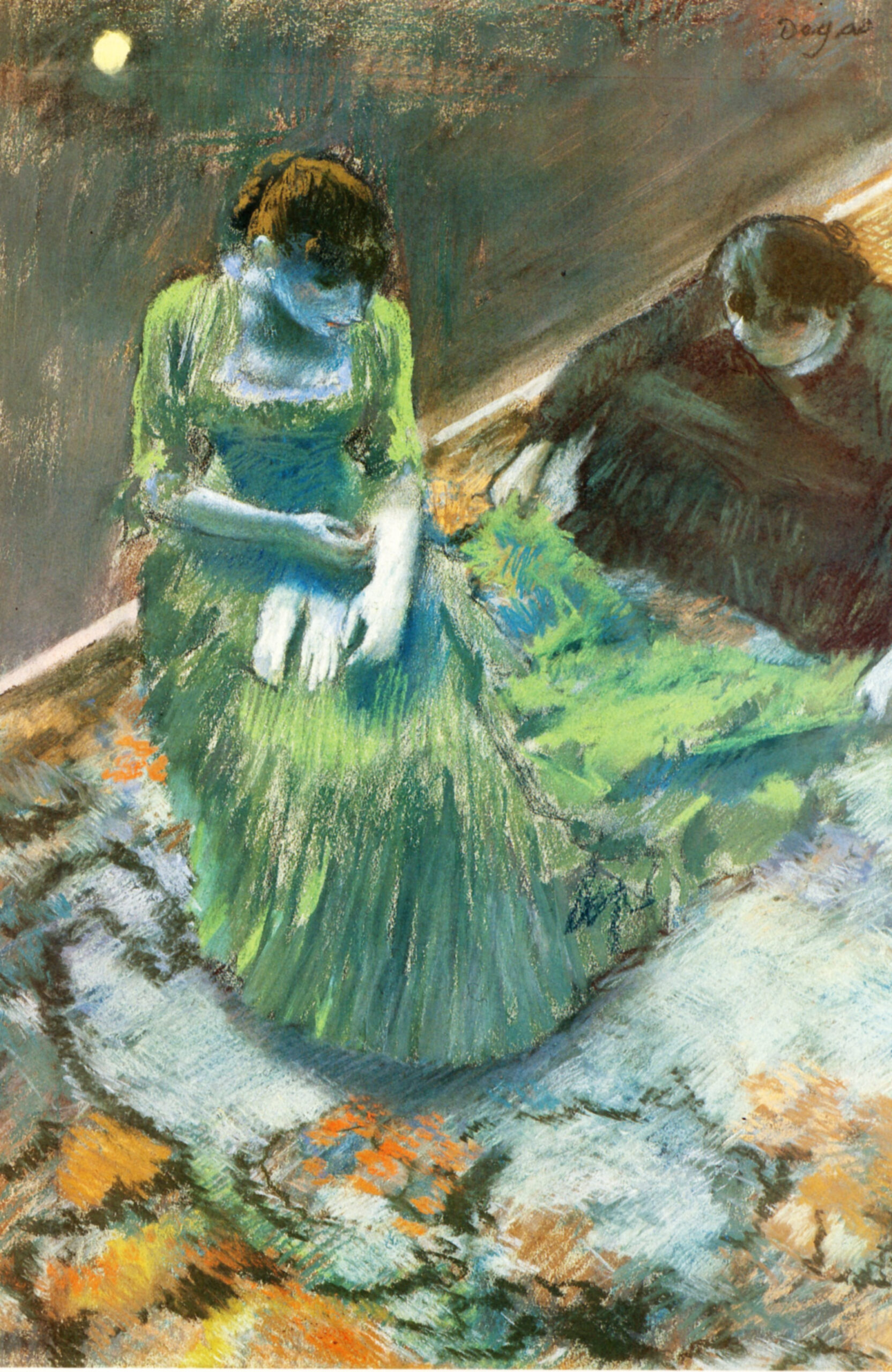 Before the Curtain Call (1892) - Edgar Degas Tablo