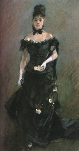 Before the Theatre (1875) - Berthe Morisot Tablo