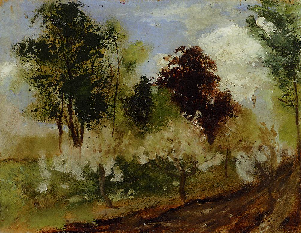 Belgian Landscape - Auguste Rodin Tablo