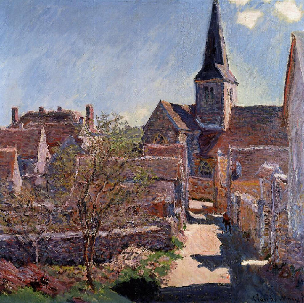 Bennecourt (1885) - Claude Monet Tablo