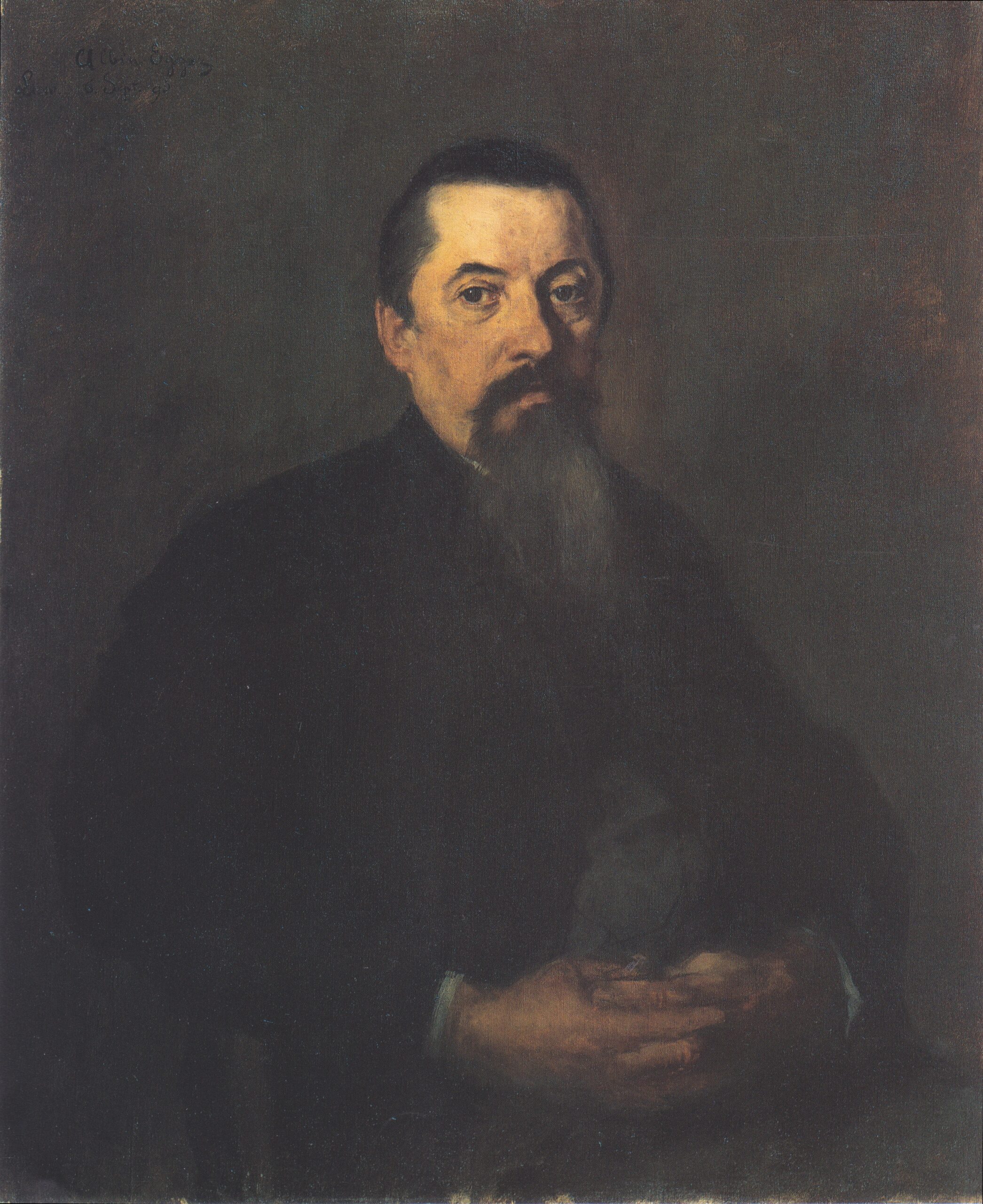 Bildnis Des Vaters Des Künstlers (1895) - Albin Egger-Lienz Tablo