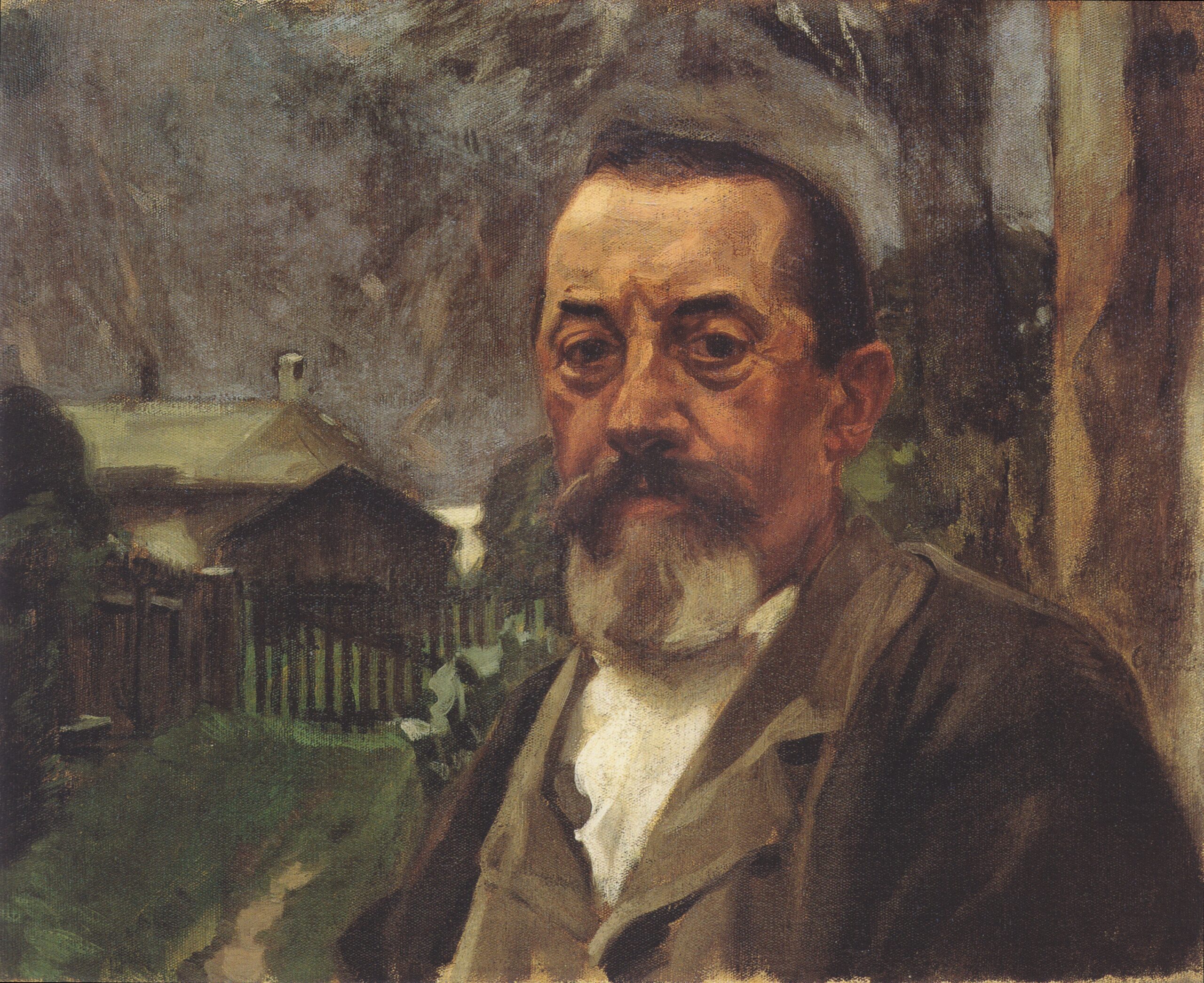 Bildnis Des Vaters Des Künstlers (1905) - Albin Egger-Lienz Tablo