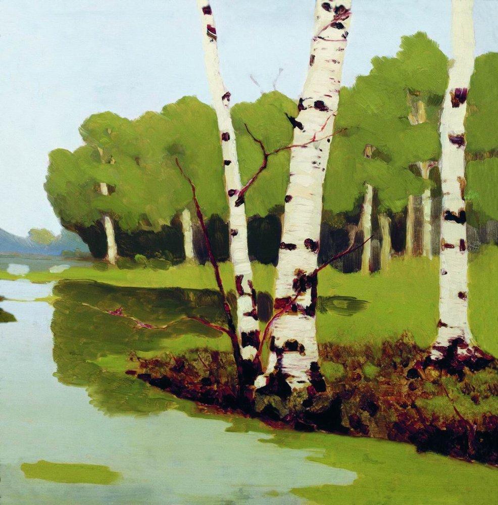 Birches (1879) - Arkhip Kuindzhi Tablo