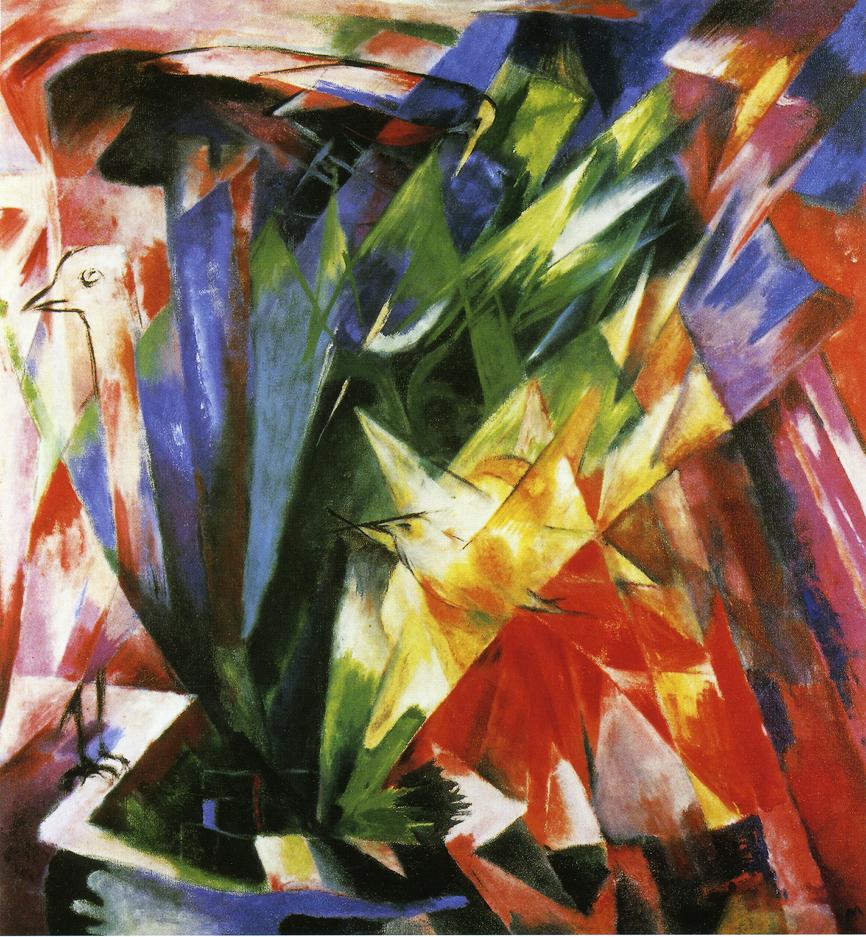 Birds (1914) - Franz Marc Tablo