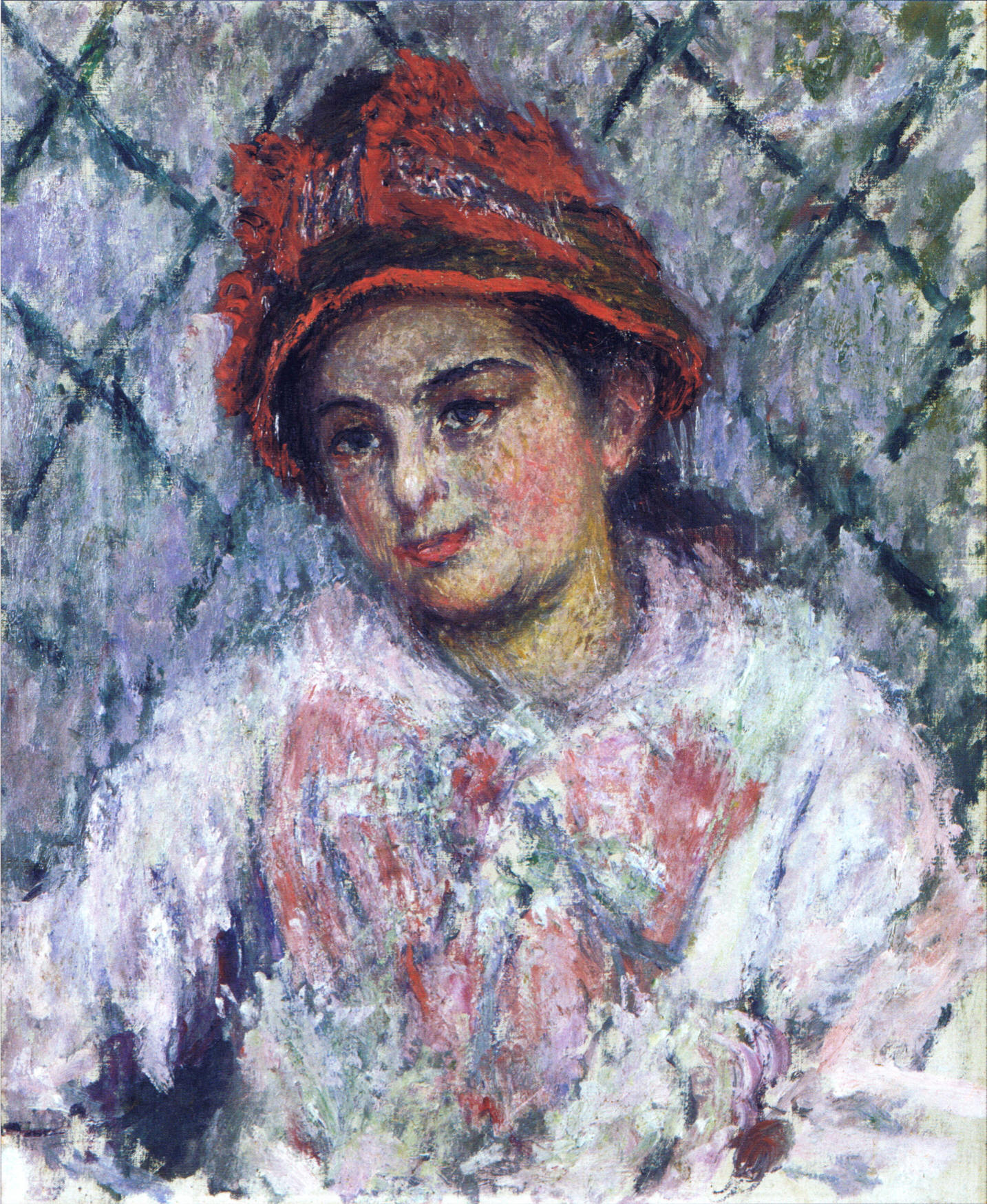 Blanche Hoschede (1880) - Claude Monet Tablo