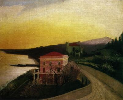 Blossoming Almonds in Taormina (1902) - Tivadar Kosztka Csontváry Tablo
