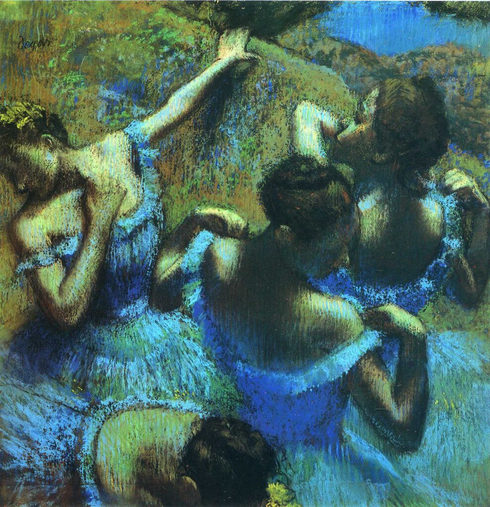 Blue Dancers (1899) – Edgar Degas Tablo