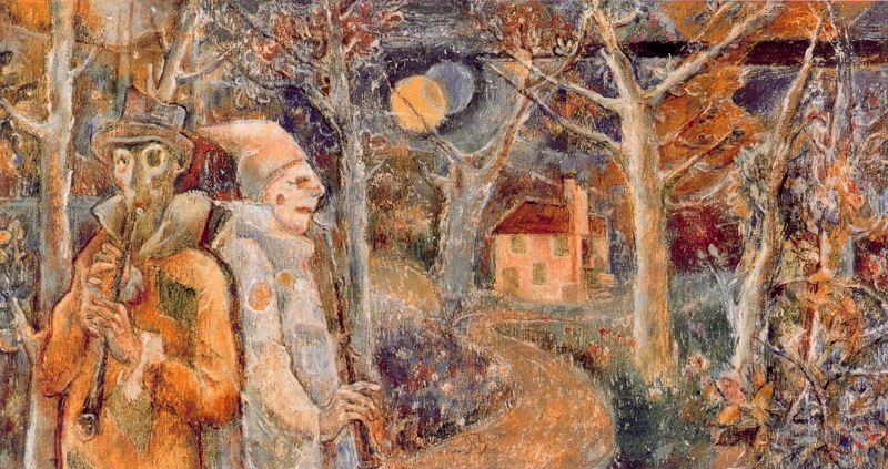 Blue Eclipse (1955) - Albert Bloch Tablo