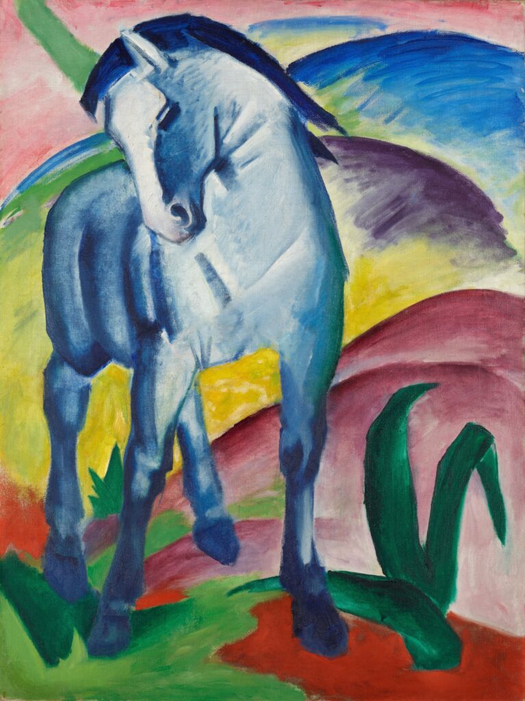 Blue Horse I (1911) - Franz Marc Tablo