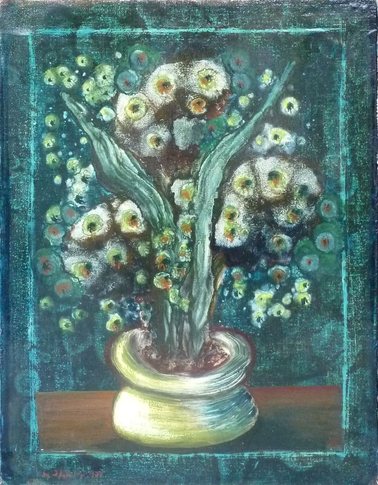 Blumenstilleben (1954) - Helen Dahm Tablo
