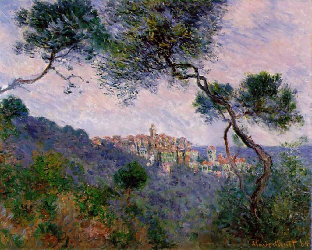 Bordighera, Italy (1884) - Claude Monet Tablo
