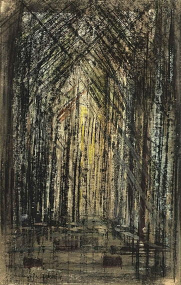 Bos (1912) - Jacoba van Heemskerck Tablo