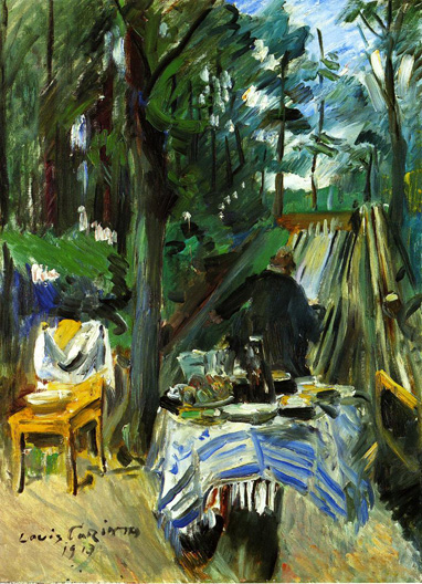 Bowling Alley (1913) - Lovis Corinth Tablo
