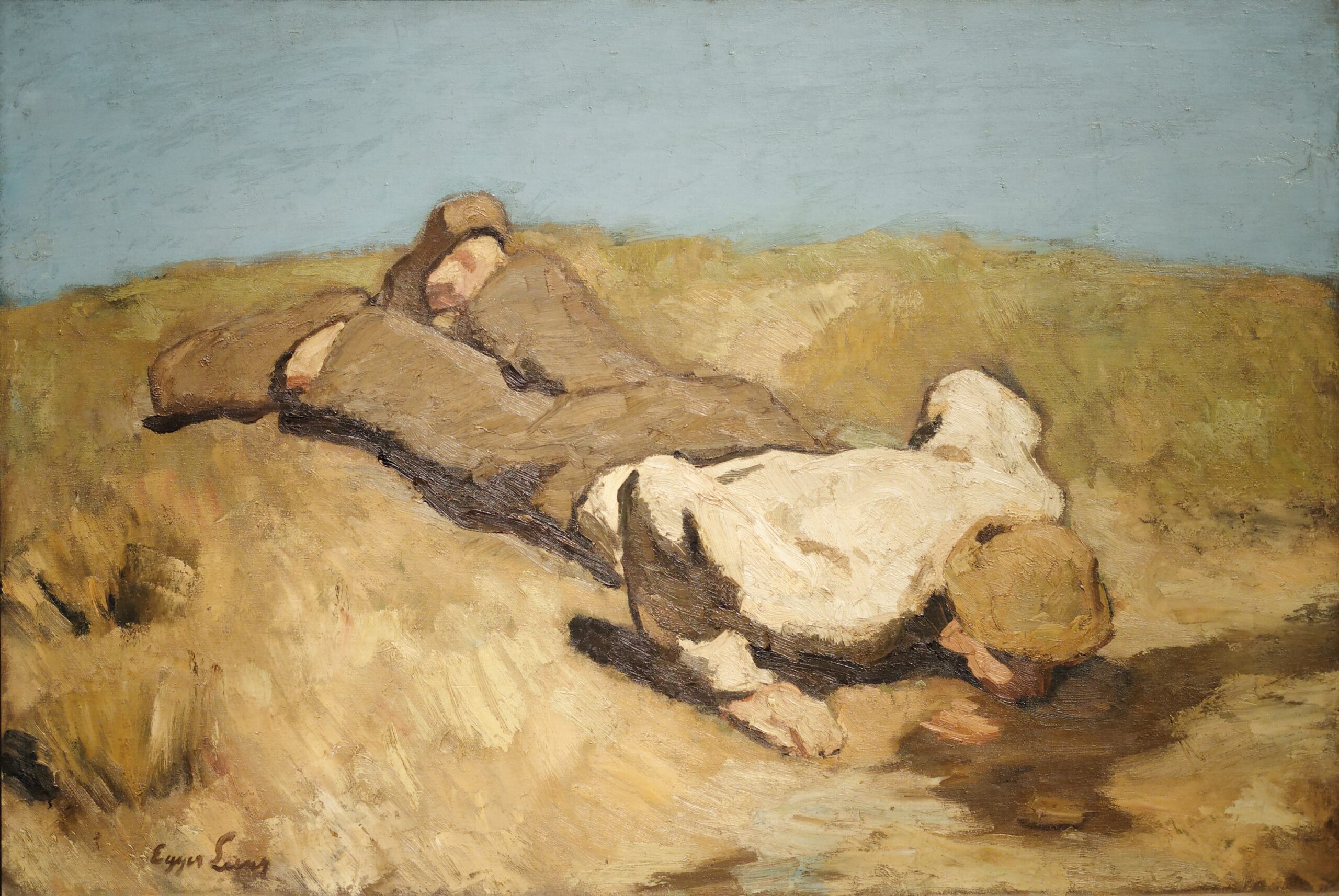 Boy at the Spring (1923) - Albin Egger-Lienz Tablo