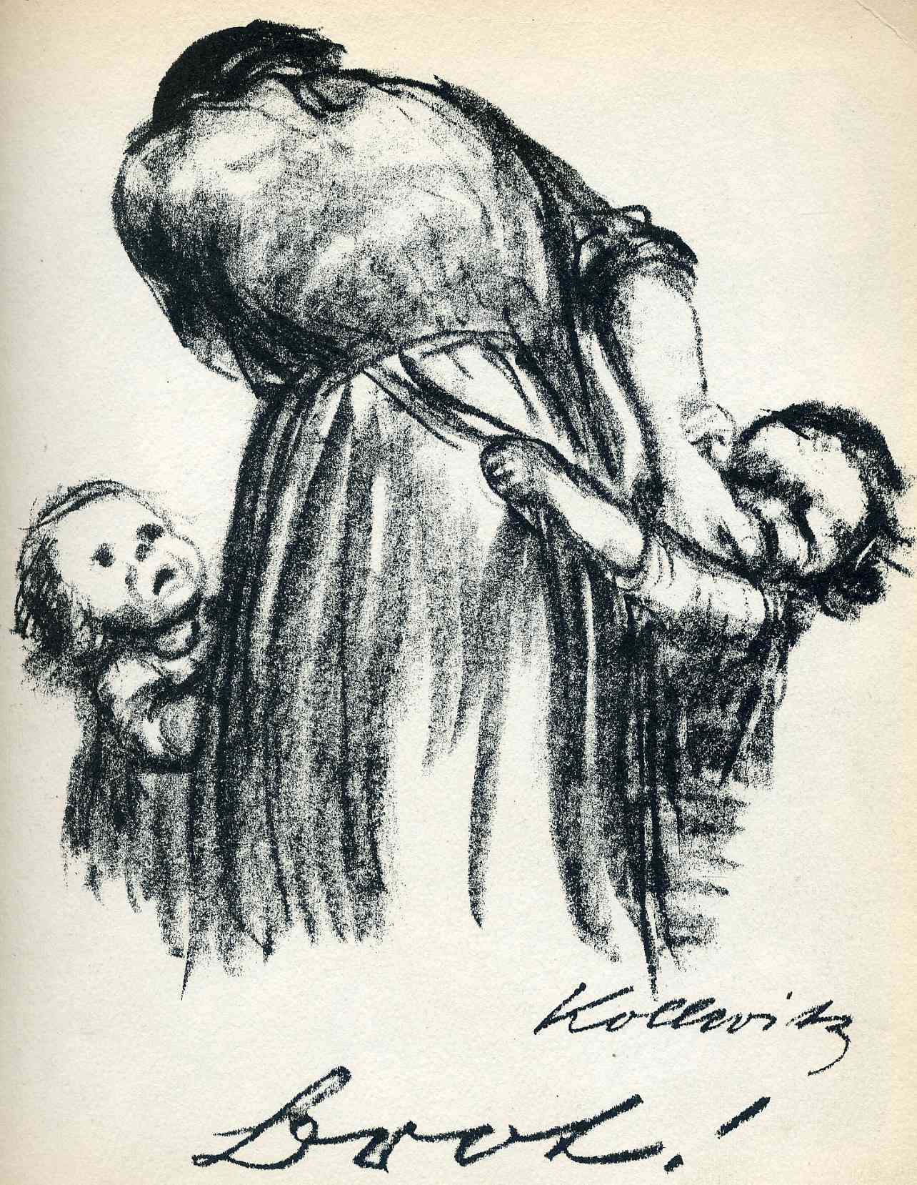 Bread! (1924) - Käthe Kollwitz Tablo