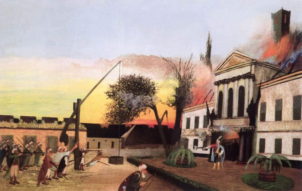 Break out of Zrinyi (1903) - Tivadar Kosztka Csontváry Tablo