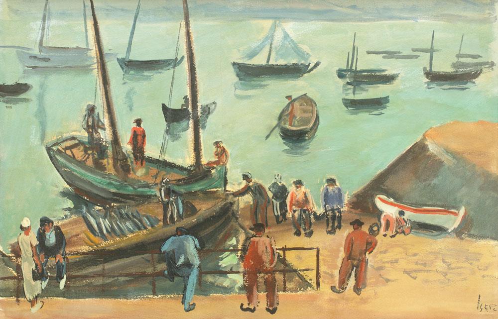 Bretania Port (1930) - Iosif Iser Tablo
