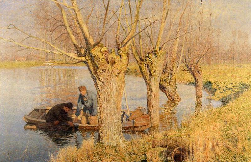 Bringing in the Nets (1893) - Emile Claus Tablo