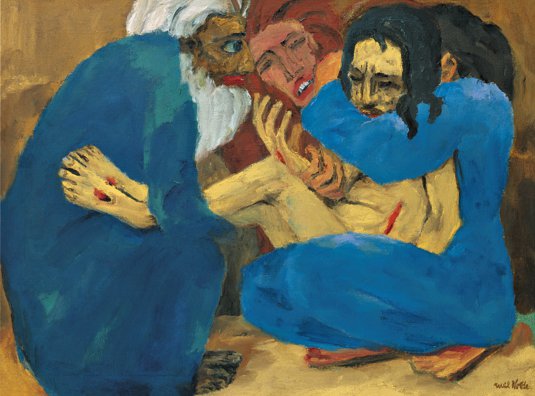 Burial (1915) - Emil Nolde Tablo