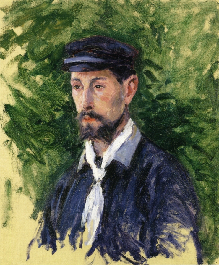 Bust Portrait of Eugene Lamy (1888) - Gustave Caillebotte Tablo