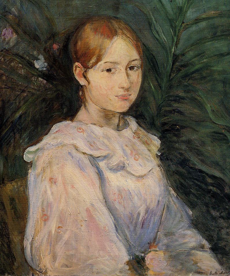 Bust of Alice Gamby (1890) - Berthe Morisot Tablo