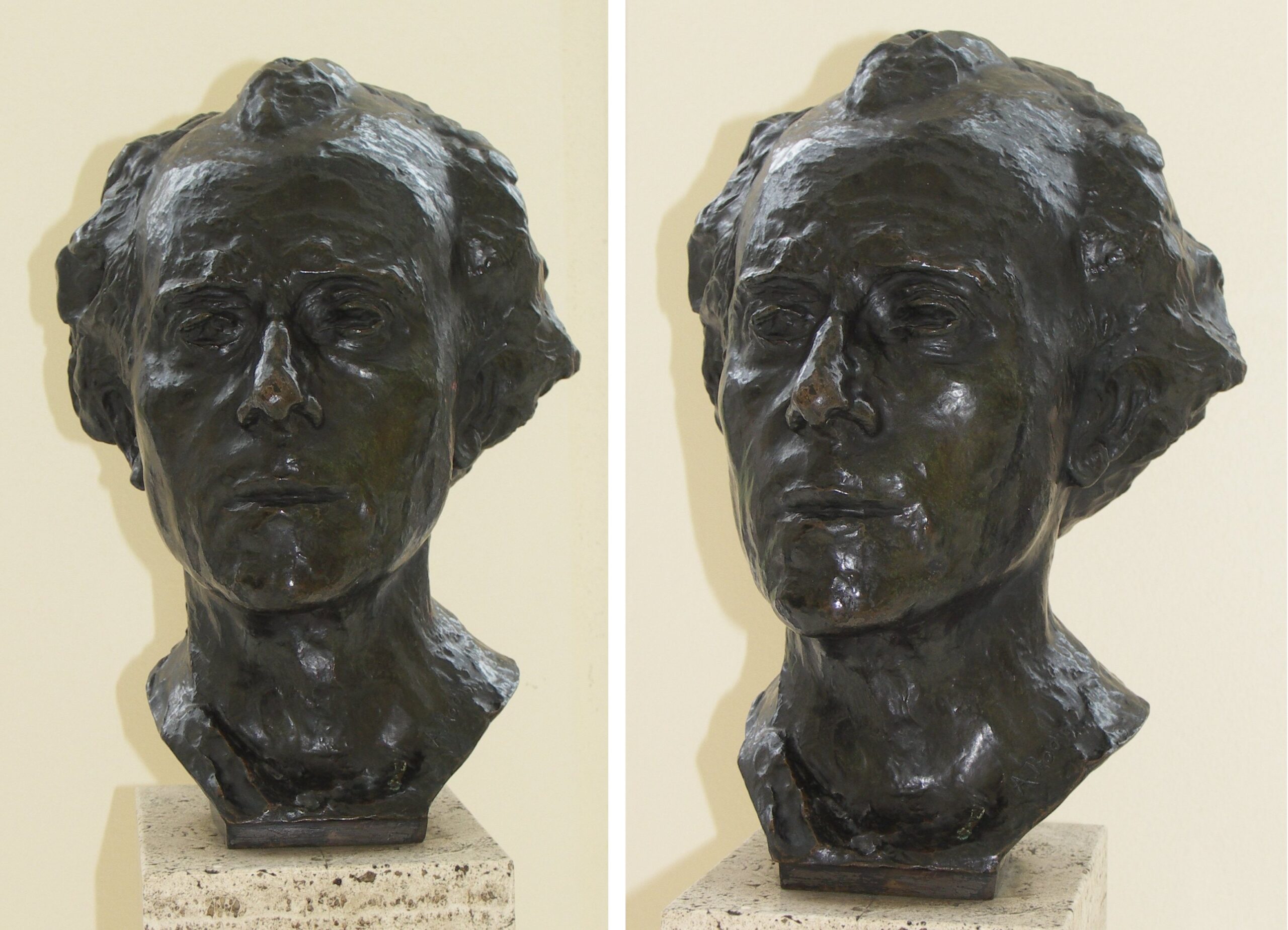 Bust of Gustav Mahler (1909) - Auguste Rodin Tablo
