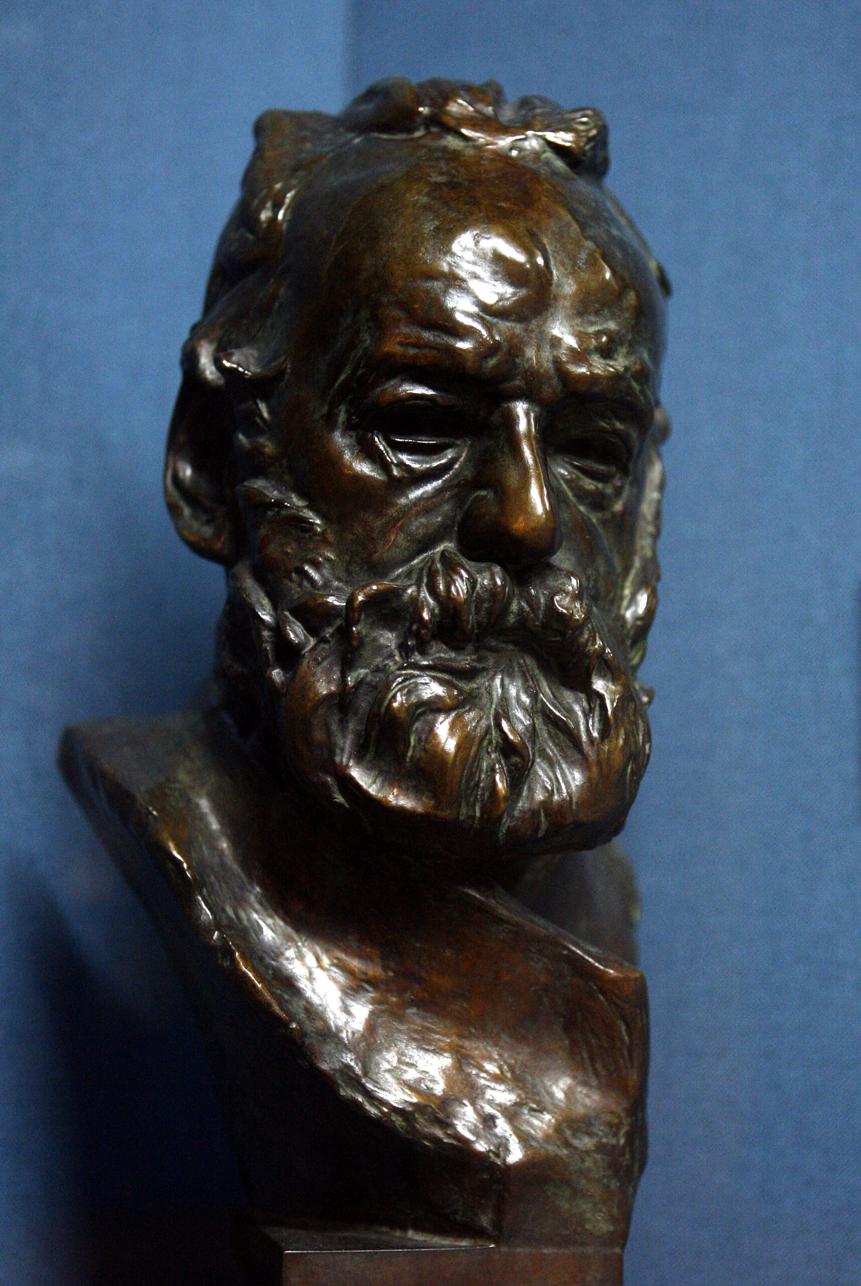 Bust of Victor Hugo - Auguste Rodin Tablo
