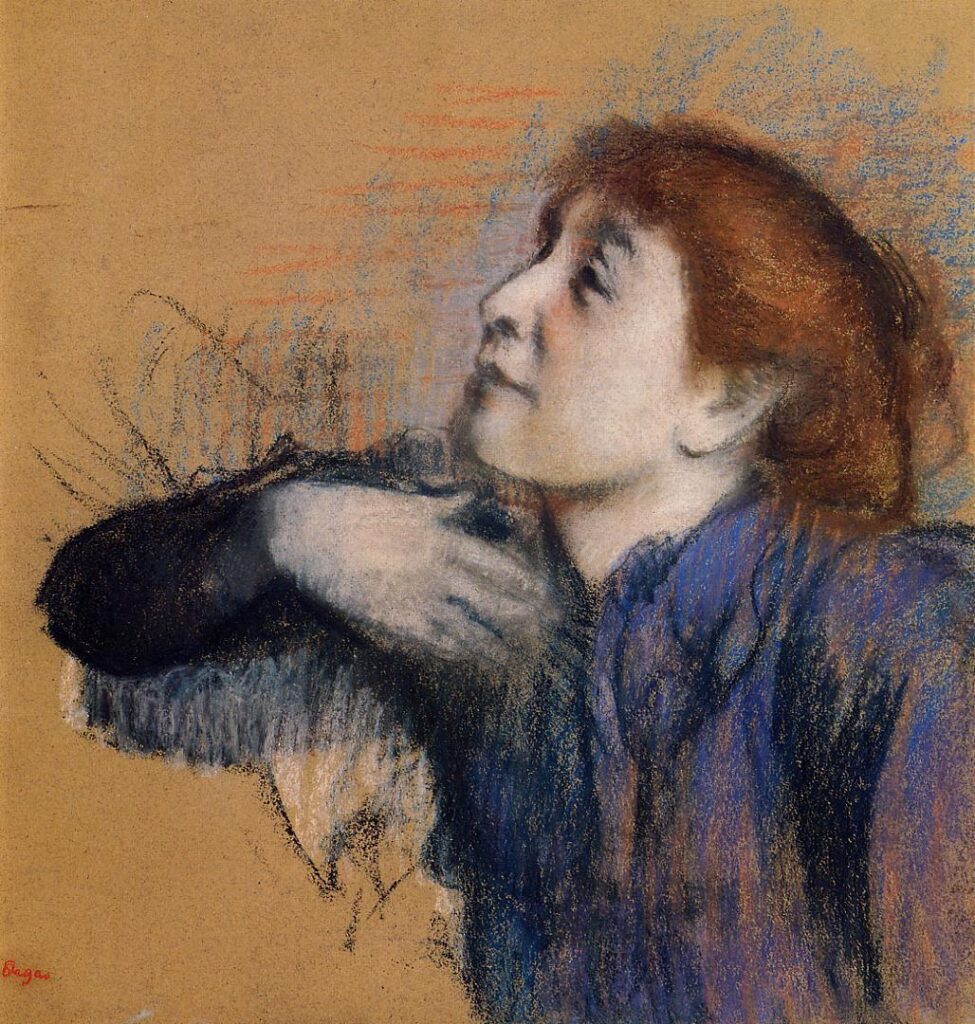 Bust of a Woman (1880) – Edgar Degas Tablo