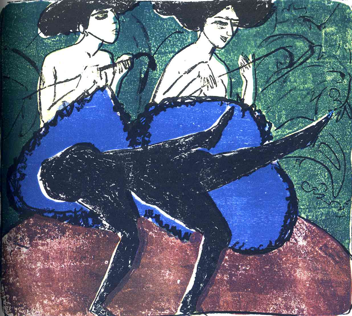 Cake Walk - Ernst Ludwig Kirchner Tablo