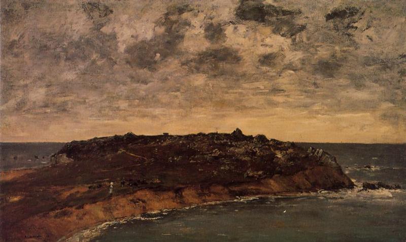 Camaret, The Toulinguet - Eugène Boudin Tablo