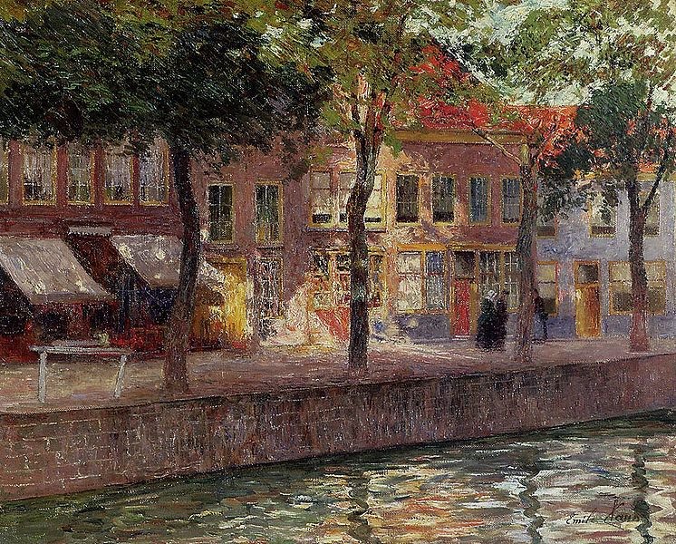 Canal in Zeeland (1899) - Emile Claus Tablo